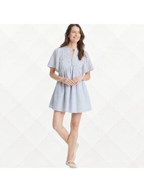 Universal Thread Eyelet Dress • NWT • Blue • Size L • WDS-100124